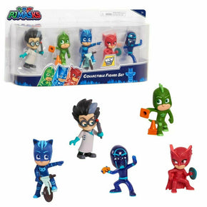 PJ Masks Collectible Five Figure Set - New Power Up Poses