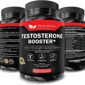 Extra Strength Testosterone Booster - Naturally Boost Your Libido, Stamina