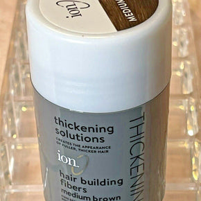 Thickening Solutions ion MEDIUM BROWN Hair Building Fibers *SOLD OUT EVERYWHERE*