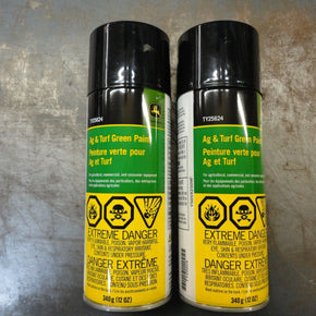 John Deere Original Equipment Green Spray Paint 2 cans #TY25624