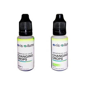 Iris Illume Innovative Eye Color Changing Drops in Emerald-Now w/ Int'l Shipping