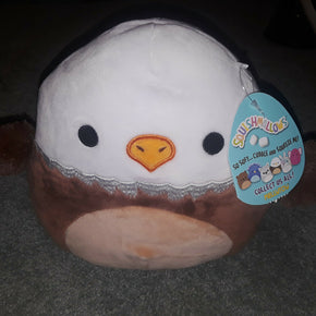 NEW SUPER RARE 8" SQUISHMALLOWS EDWARD THE BALD EAGLE 2020 - LAST ONE!!