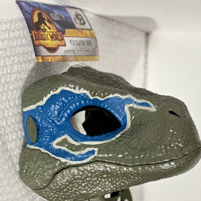 Jurassic World Dino Escape Dinosaur Mask Velociraptor Blue & T Rex Raptor - NEW / Dino Type Velociraptor - Blue