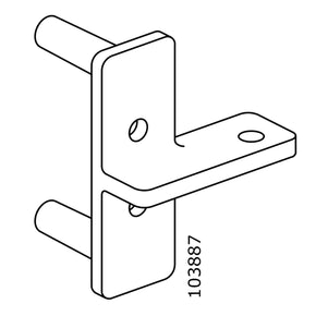 IKEA Shelf support pins pegs brackets holders replacement parts / Model 103887