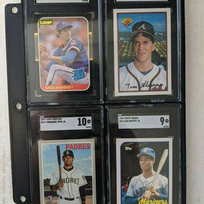 Pro Slab 3 Ring Binder Page Graded SGC Card Holders Protector like Ultra Pro