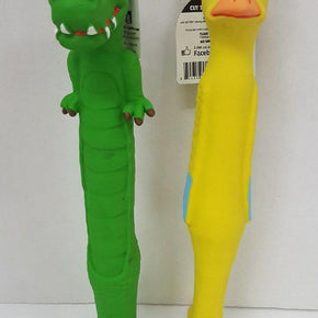 Stick Chicken AND Stick Crocodile Squeaking Dog Toys From Knght Pet