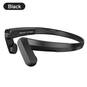 Bone Conduction Headphones Wireless Bluetooth 5.2/Outdoor Sport Open-Ear Headset / Color Black