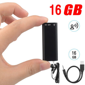 Mini Spy Hidden Audio Recorder MP3 Voice Activated Office Listening Device 16GB / Model 16GB