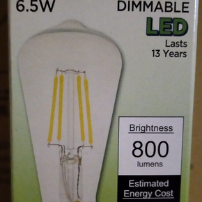 Westinghouse Edison Style Filament Bulb 35187 6.5W  ST15 Dimmable Clear LED