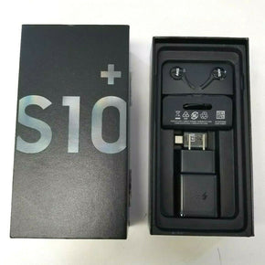 Samsung Galaxy S10 Plus Original Retail Box with All OEM Accessories Included / Color Black