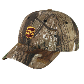 UNITED PARCEL SERVICE UPS REALTREE LOGO CAMO CAMOUFLAGE ADJUSTABLE CAP HAT