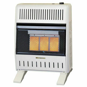 ProCom Dual Fuel Vent Free Gas  Heater, Ventless, 20K BTU With Base & Blower