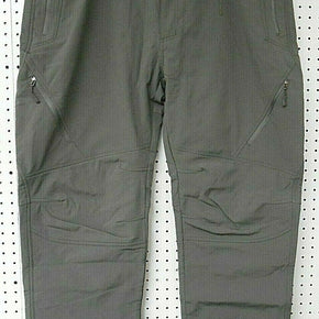 FREE SOLDIER Men's Fleece-Lined Water-Repellent Snow/Ski Pants 44W x 32L Grey