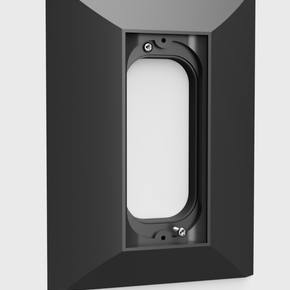 Ring PRO 2 video Doorbell adapter plate NUTONE and M&S intercom. Hidden screws / Color Black