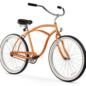 MEN'S ORANGE FIRMSTRONG 26" URBAN MAN SINGLE SPEED - BEACH CRUISER BIKE