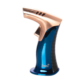 Scorch Torch Single Flame Hand Held Torch Lighter / Color Blue