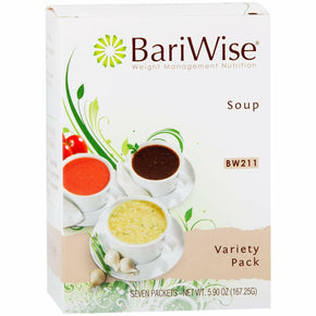 BariWise High Protein Low-Carb Diet Soup Mix  Low Calorie Variety Pack (7 Count)