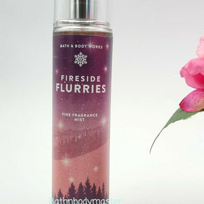 Bath and Body Works FINE FRAGRANCE BODY Fine Fragrance MIST SPRAY 8 OZ *U Choose / Scent FIRESIDE FLURRIES