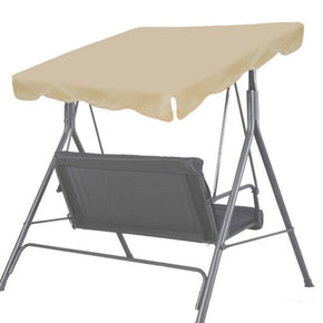 Patio Swing Canopy Replacement Top Cover Porch Outdoor 65"x45" 73"x52" 77"x43" / Color Beige / Size 65" x 45"