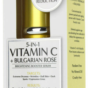 Reventin Clinical Results 5-in-1 Retinol + Ferulic Acid Anti-Wrinkle Serum 1.4oz / Beauty 5-IN-1 VITAMIN C+BULGARIAN ROSE 1.4 OZ