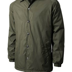 Mens COACH JACKET Windbreaker Active Sportswear Lightweight Waterproof Nylon / Color vw6001_Olive / Size (Men's) S