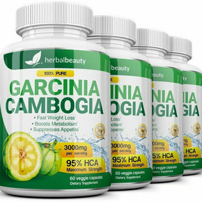 FAST Weight Loss slim Boost Metabolism Daily GARCINIA CAMBOGIA 95% HCA Capsules