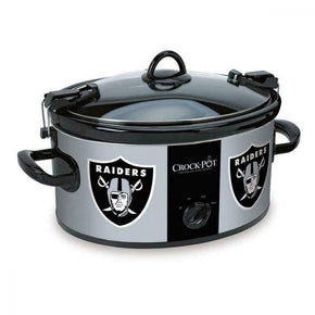 Crock-Pot Original 6-Quart Oakland Raiders Cook & Carry Slow Cooker, Black