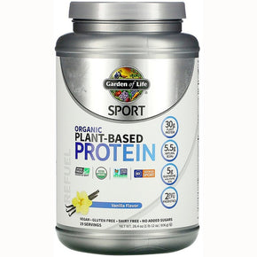 Garden of Life Sport Organic Plant-Based Protein - Vanilla 28.4 oz Pwdr