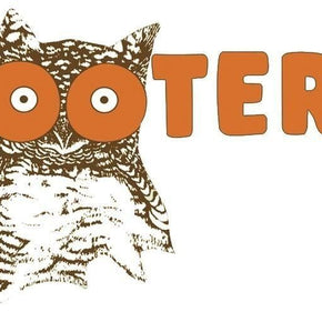 Hooters T shirt Iron on Transfer 8x10- 5x6 -3x3 light fabric / Size 8x10