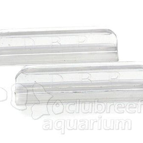 Aquarium/Terrarium/Vivarium Glass Lid/Door Replacement Self-Stick Plastic Handle / Qty 2 Pack