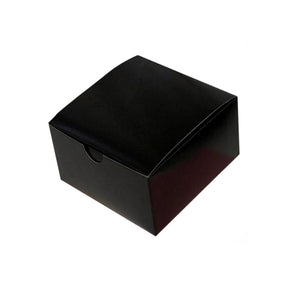 100 4"x4"x2" Cake Wedding FAVORS BOXES with Tuck Top Party Gift Favors Sets SALE / Color Black