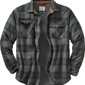 Legendary Whitetails Men's Archer Thermal Lined Flannel Shirt Jacket / Color Balsam Shadow Plaid / Size X-Large