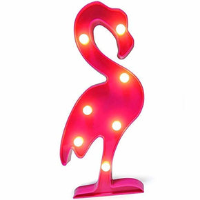 Ins/Chic Style Decor Light,Nordic Style Pink Flamingo Party Light, Marquee Lights for Wall Decor Holiday Birthday Party LED Lamp Light, and for Kids Baby Adults Bedroom,Living room,Cute Office decor