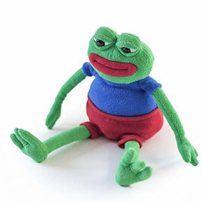 Hashtag Collectibles Pepe The Frog - The Official Plush Doll (Anatomically Correct)