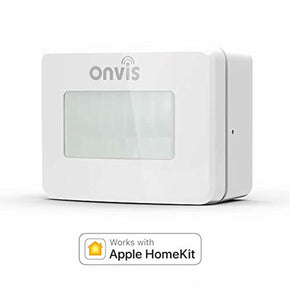 ONVIS Smart Motion Sensor Wireless PIR Detector Works with Apple HomeKit Hygrometer Thermometer Temperature Humidity Gauge Siri Enabled Bluetooth Remote Trigger for iPhone iPad