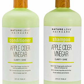 Nature Love Apple Cider Vinegar Shampoo and Conditioner Duo