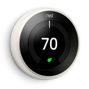 Google Nest Learning Thermostat - 3rd Generation - White.